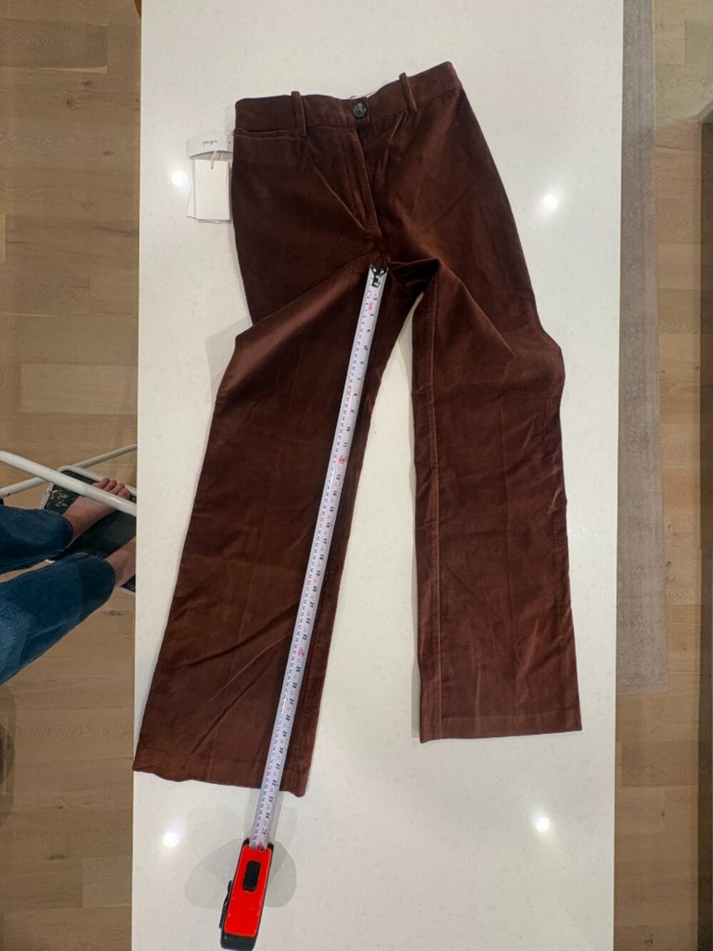 Wilfred by Aritzia velvet high rise pants - Picture 10 of 12